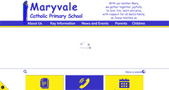 Desktop Screenshot of maryvaleprimary.org.uk