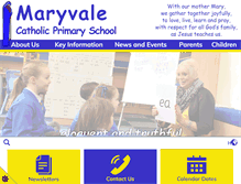 Tablet Screenshot of maryvaleprimary.org.uk